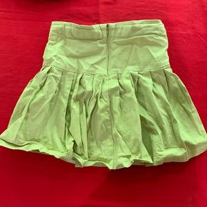 Green girl skirt